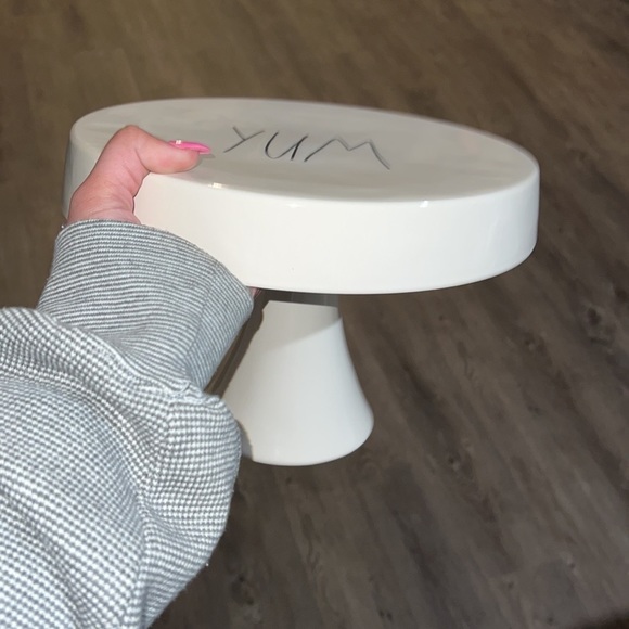 Rae Dunn by Magenta “YUM” cake stand - Picture 4 of 7